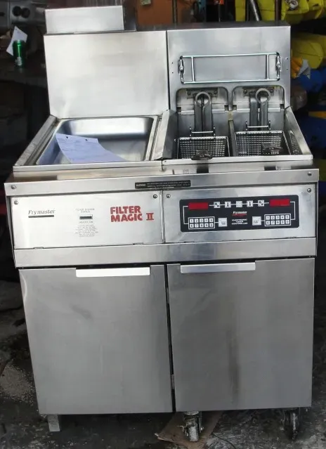 Frymaster (Reconditioned) FH14-2BLSC Electric Fryer W-Dump Station & Filter System 208v-3ph