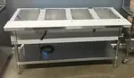 Advance Tabco HF-4E-240 4 exposed well Electric Steam table